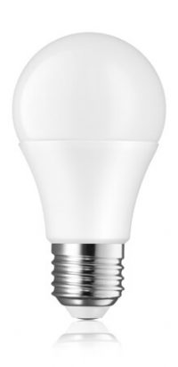 Light bulb on white background