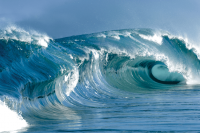 Large ocean waves
